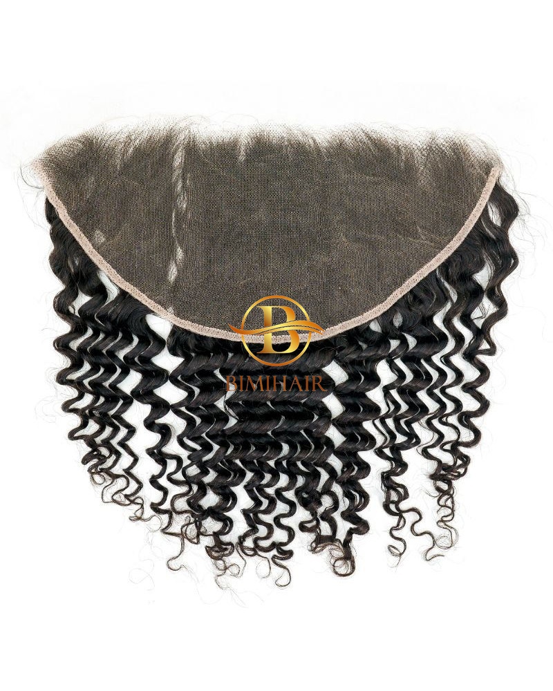 Lace frontal deep curly hair