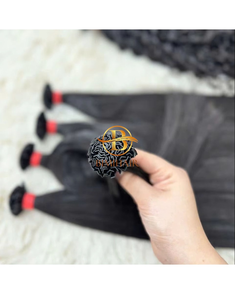 K-tip hair extensions