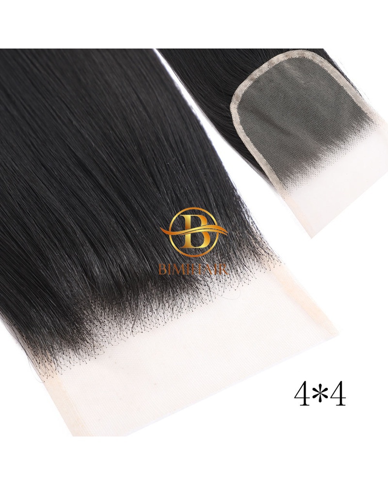 Lace closure straight hair