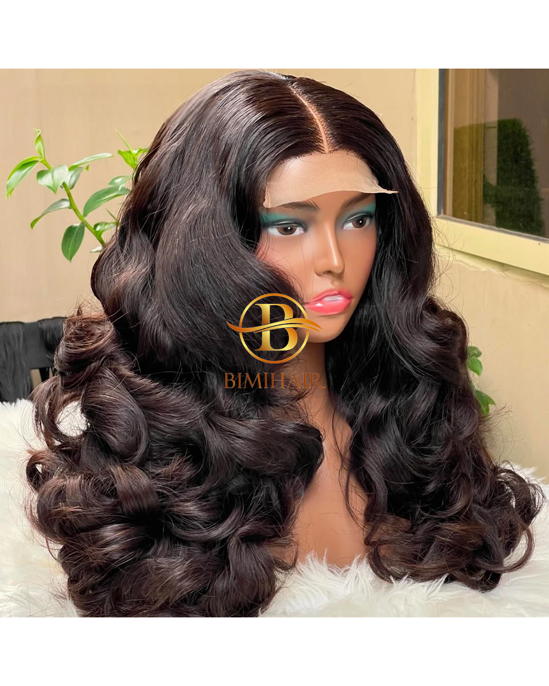 Wig deep wavy hair
