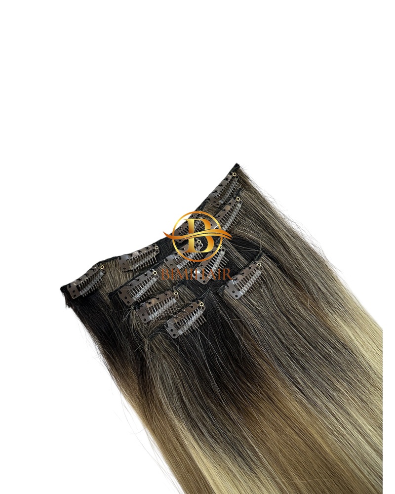 Clip-in straight hair